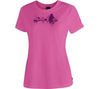 Maier Sports Tilia Pique W, Damen T-Shirt, Funktionsshirt mit Rundhals für Wandern und Freizeit, dryprotec Technologie, Atmungsaktiv, NFC-Chip für einfaches Recycling, Pink, 36