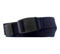 Maier Sports Eco Belt, Gürtel, Bequemer Outdoorgürtel mit Kunststoffschließe für Männer und Frauen, Extrem leicht, Stufenlos verstellbar, Perfekter Sitz, Dunkelblau, 1 (75 cm)