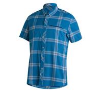 MAIER SPORTS Herren Hemd Kasen S/S M He-Hemd 1/2 Arm el. (3000984RE) 52 blue check M20408