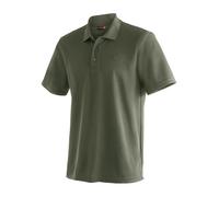 Maier Sports Funktionspoloshirt "Ulrich" in Khaki - Größe M | Herren Sportshirts