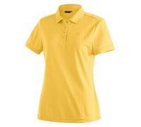 Maier Sports Funktionspoloshirt "Ulrike" in Gelb - Größe 42 | Damen Outdoor Tops Shirts