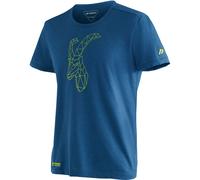 Maier Sports Grischun M Herren T-Shirt, blau 46