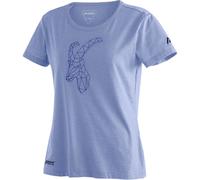 Maier Sports Grischun W Damen T-Shirt, blau 36