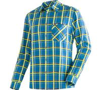 MAIER SPORTS Herren Hemd CLAAS He-1/1 Arm (447910) 60 blue green check