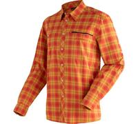 MAIER SPORTS Herren Hemd Kasen L/S M He-1/1 Arm (147028) 46 yellow/red check
