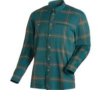 Maier Sports Kasen M Langarmhemd 50 Dark Green Check