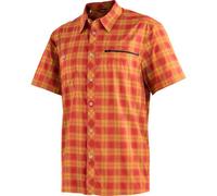 MAIER SPORTS Herren Hemd Kasen S/S 1/2 Arm (142041) 54 yellow/red check