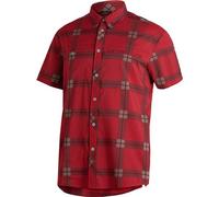 MAIER SPORTS Herren Hemd Kasen S/S M He-Hemd 1/2 Arm el. (3000984RE) 62 red check M20407