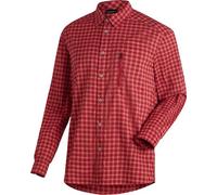 MAIER SPORTS Herren Hemd Mats L/S He-Hemd 1/1 Arm el. (3000175RE) 58 red check M20404