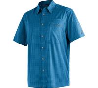 MAIER SPORTS Herren Hemd Mats S/S He-Hemd 1/2 Arm el. (142027) 48 blue check 3941