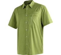 MAIER SPORTS Herren Hemd Mats S/S He-Hemd 1/2 Arm el. (142027) 48 green check 2551