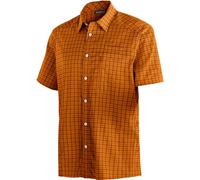 MAIER SPORTS Herren Hemd Mats S/S He-Hemd 1/2 Arm el. (3000131RE) 50 brown / orange check M20067
