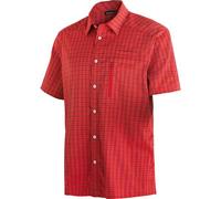 MAIER SPORTS Herren Hemd Mats S/S He-Hemd 1/2 Arm el. (3000131RE) 54 red check M20065