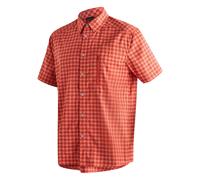Maier Sports Mats Kurzarmhemd Orange Check M (3000131-M20273-50)