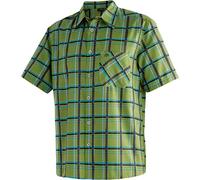 MAIER SPORTS Herren Hemd MAURO 1/2 Arm (442910) 50 green blue check