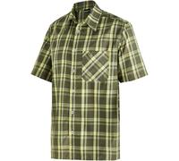 MAIER SPORTS Herren Hemd MAURO He-Hemd 1/2 Arm sulphur / military check 62 (4065306607045)