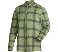 MAIER SPORTS Herren Hemd Kasen L/S M He-Hemd 1/1 Arm el. (3000986RE) 58 green check M20409