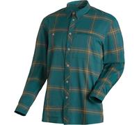MAIER SPORTS Herren Hemd Kasen L/S M He-Hemd 1/1 Arm el. (3000986RE) 56 dark green check M20410