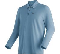 Maier Sports Long Pique Polo M Herren Poloshirt, pflegeleichtes Langarmshirt, Sportlicher Schnitt