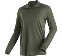 Maier Sports Ulrich L/S Männer Poloshirt - L - green goose