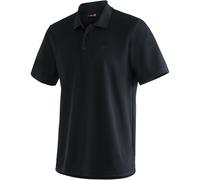 Maier Sports Herren Ulrich Polo T-Shirt (Größe 7XL, schwarz)