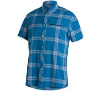 Maier Sports Kasen M Kurzarmhemd 46 Blue Check