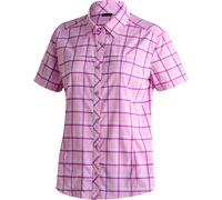 Maier Sports Damenbluse Kendra S/S W Kurzarmbluse 97% Polyester 3% Elasthan lilac check Gr. 40