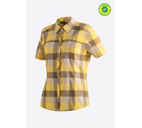 Maier Sports Kendra S/S W Frauen Bluse - 44 - yellow check