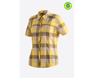 Maier Sports Kendra S/S W Frauen Bluse - 46 - yellow check