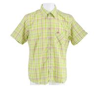 Maier Sports Kurzarmhemd grün/rot Herren, Größe 50