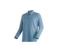 Maier Sports Long Pique Polo M Herren Poloshirt, pflegeleichtes Langarmshirt, Sportlicher Schnitt