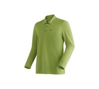 Maier Sports Long Pique Polo M Herren Poloshirt, pflegeleichtes Langarmshirt, Sportlicher Schnitt