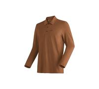 Maier Sports M LONG PIQUE POLO - rustic amber / S / Normal - Regular Fit