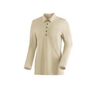Maier Sports Long Piquee Polo W Frauen Langarm-Poloshirt - S - muslin