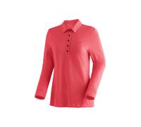 Maier Sports Long Piquee Polo W Frauen Langarm-Poloshirt - S - watermelon red