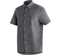 MAIER SPORTS Herren Hemd Mats S/S grey check 60 (4065306320326)