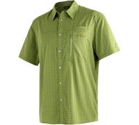 MAIER SPORTS Herren Hemd Mats S/S green check 48 (4065306319986)