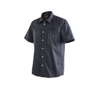 Maier Sports Mats S/S grey check Größe 48