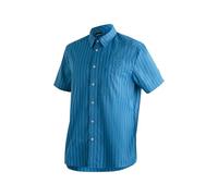Maier Sports Mats Short Sleeve blue check (M20274) 58