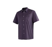 Maier Sports Mats S/S, Herren Kurzarmhemd, Outdoorhemd zum Wandern und Reisen, Mit elastischem 2-Wege-Stretch, Silverplus Technologie & dryprotec Technologie, Grau, 50