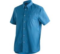 Funktionshemd MAIER SPORTS "Mats S/S", Herren, Gr. 56, Normalgrößen, blau, 97% Polyester, 3% Elasthan, Hemden, Trocknet besonders schnell dank dryprotec-Technologie (59582651-56) blau