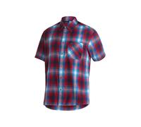 Maier Sports Hemd Mauro Herren Kurzarm kariert Salsa/BlueAster/Check Gr. L (52)