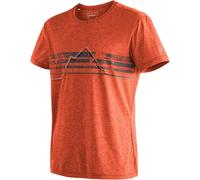 Maier Sports Myrdal Print Herren T-Shirt, rot 52