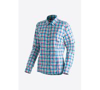 Funktionsbluse MAIER SPORTS "Nanni", Damen, Gr. 44, kariert, 85% Polyester, 15% Viskose, Blusen, Damen Bluse, leichte Langarmbluse, Blusen-Shirt, Karobluse, Reg Fit (38785347-44) kariert
