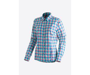 Maier Sports Nanni Frauen Funktionsbluse - 56 - blue red check