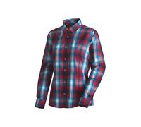 Maier Sports Nanni Frauen Funktionsbluse - 56 - salsa-blue aster-check