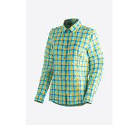 Maier Sports Nanni Frauen Funktionsbluse - 50 - blue yellow check