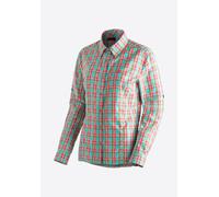 Maier Sports Nanni Frauen Funktionsbluse - 52 - green lightblue red check