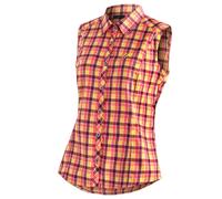 Maier Sports Paloma ärmellose Bluse red yellow check 48