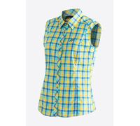 Maier Sports Paloma Frauen Outdoorbluse - 40 - blue yellow check